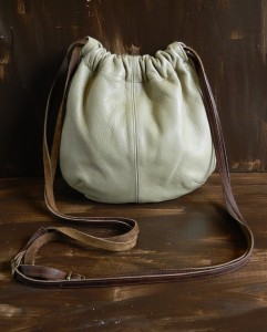 Rohan - leather drawstring bag